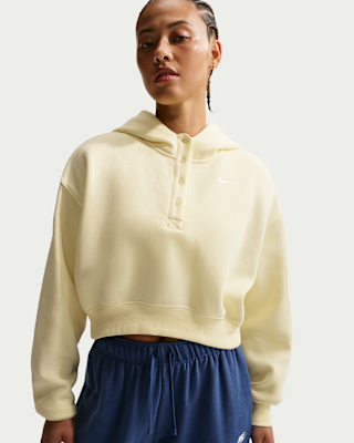 Nike Sportswear Phoenix Fleece Women's Oversized Cropped Henley
